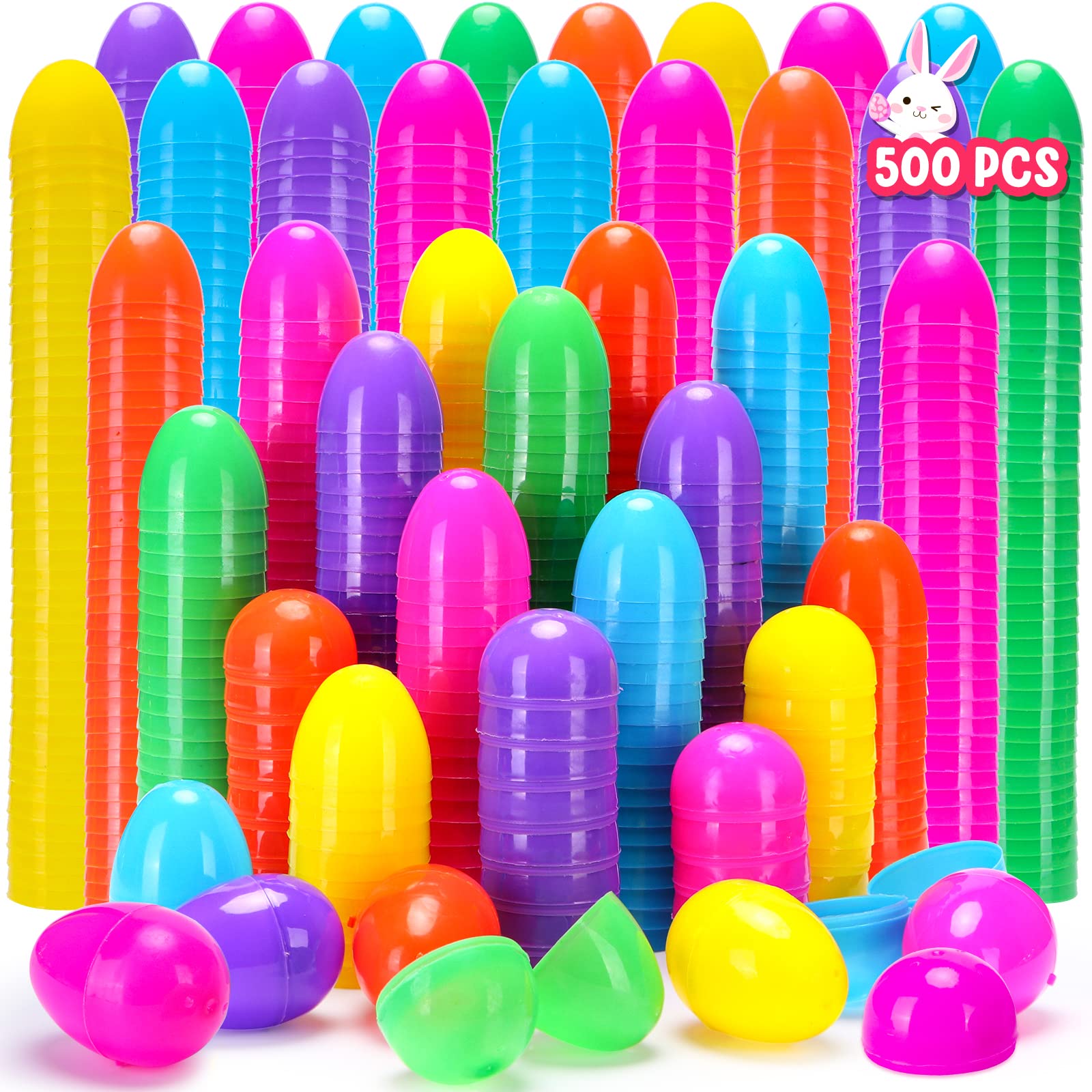 YEAHBEER Easter Eggs 500 count assorted colors for egg hunts