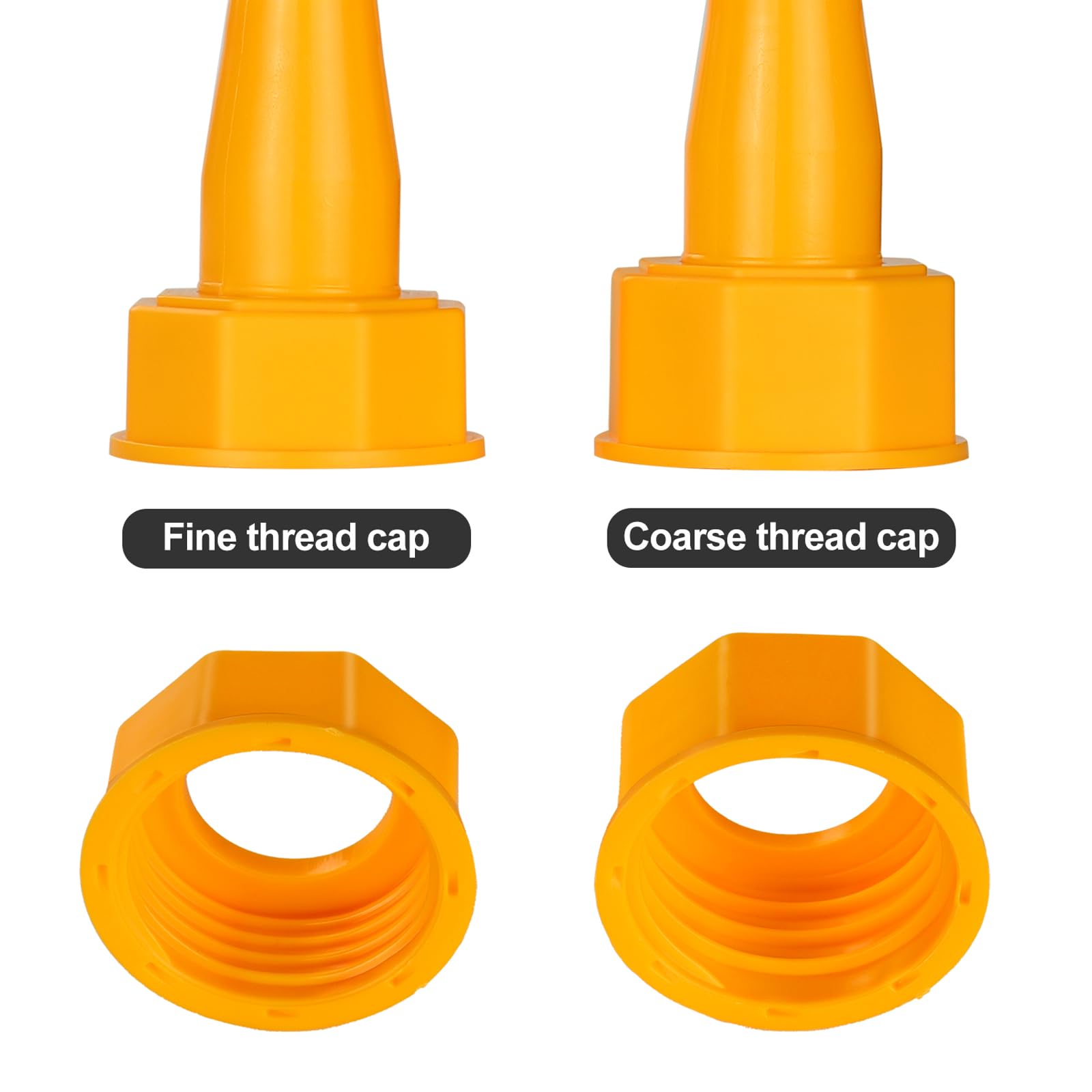 Leak-proof seal during pouring with threaded connection