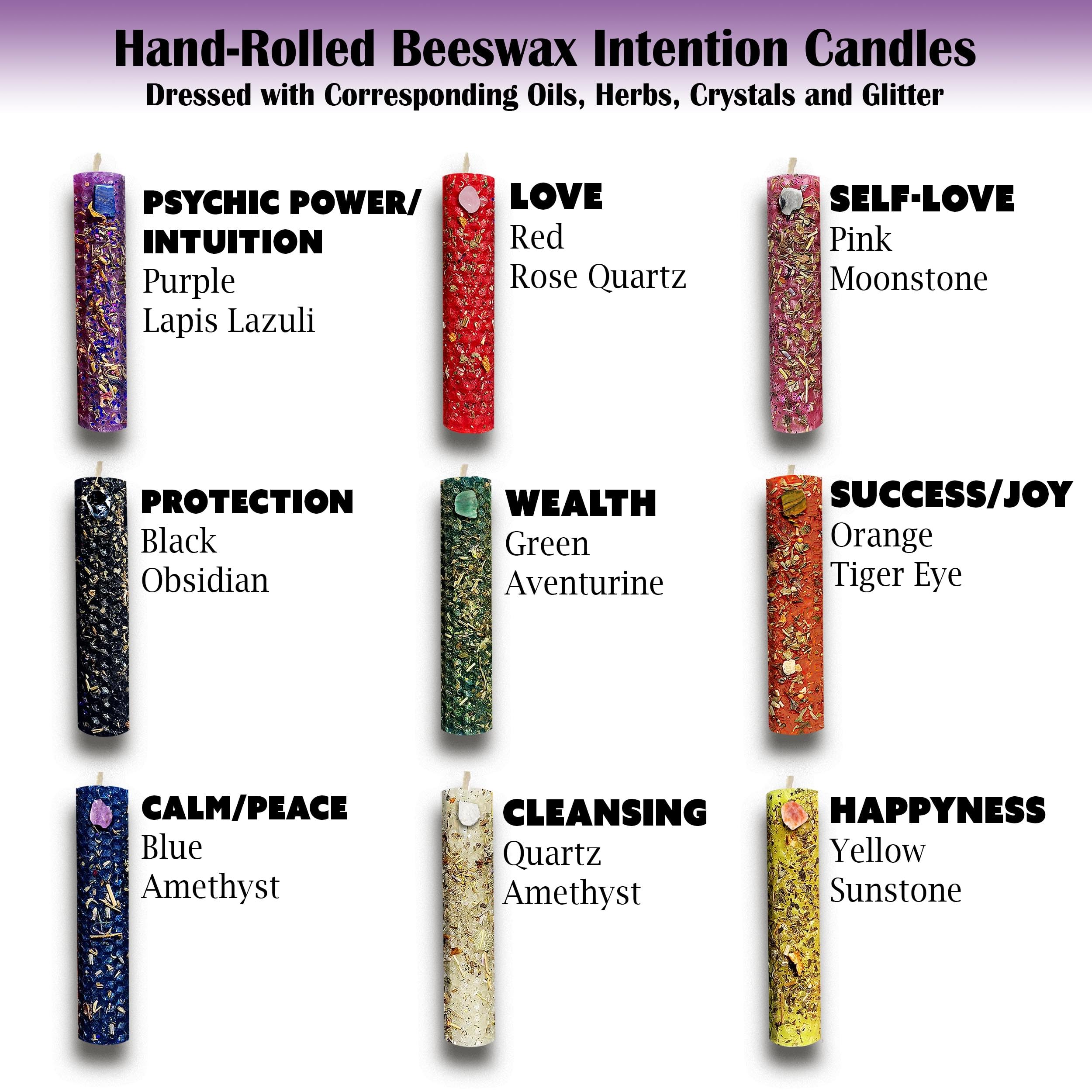 yellow happiness candle sunstone