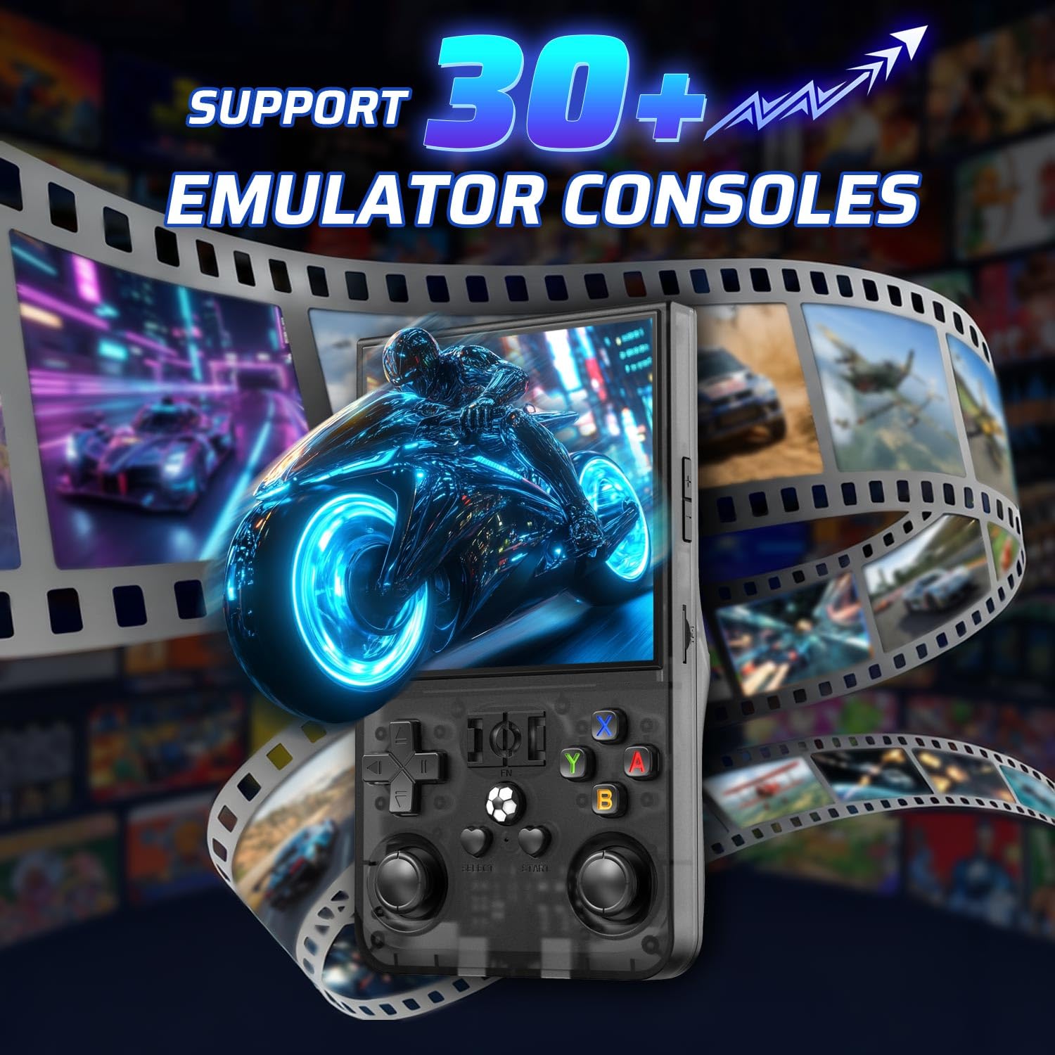 YEQOO R36MAX emulator handheld with 4 inch IPS display