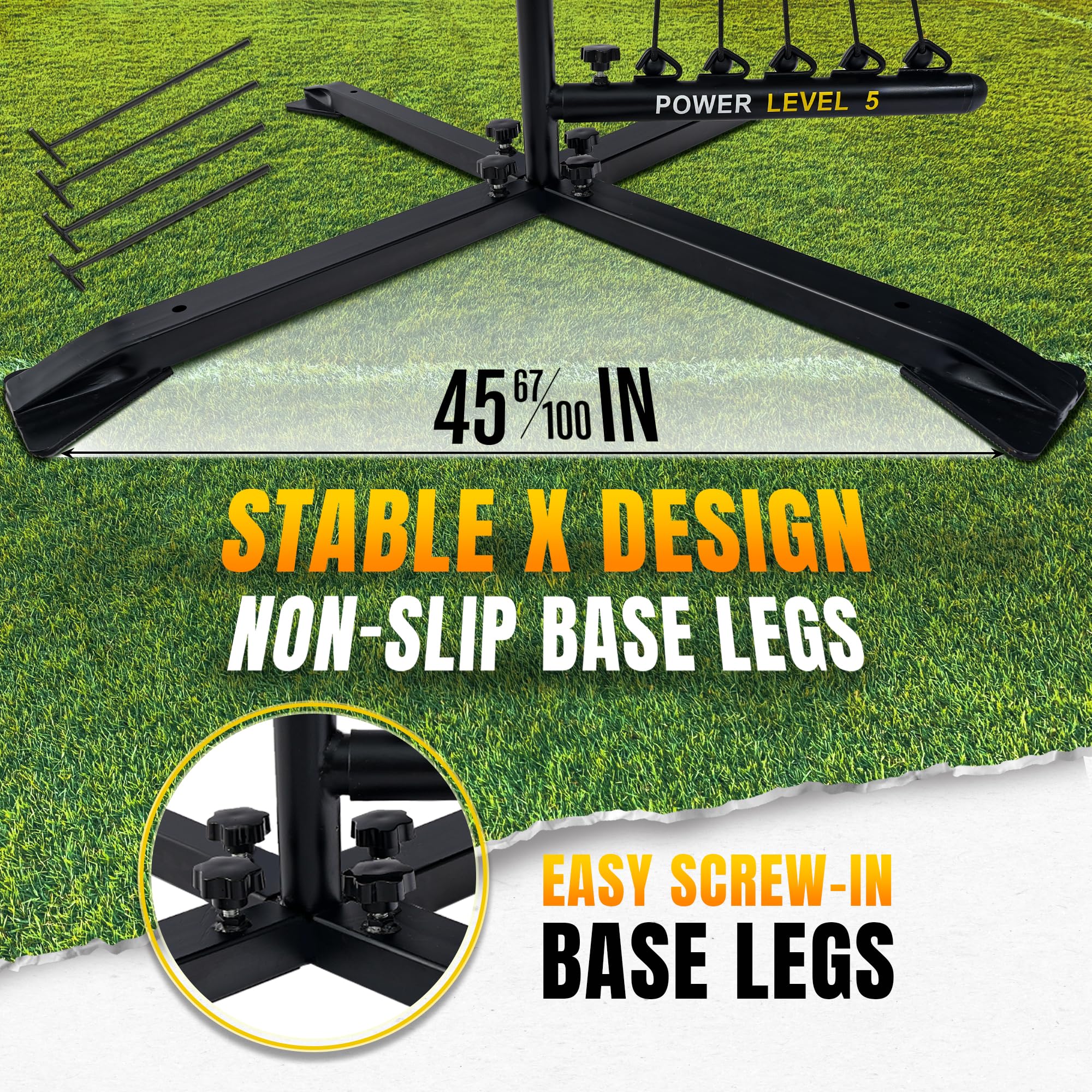 Yes4All Baseball Practice Training Equipment lightweight aluminum frame