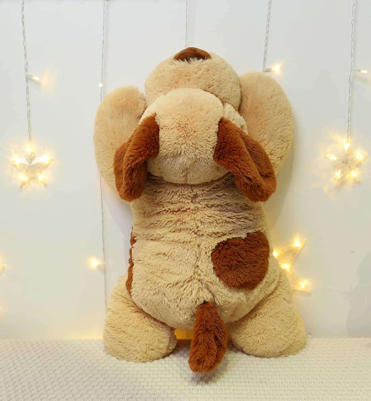 Large weighted plush dog pillow by YESGIRL 26.8 inch