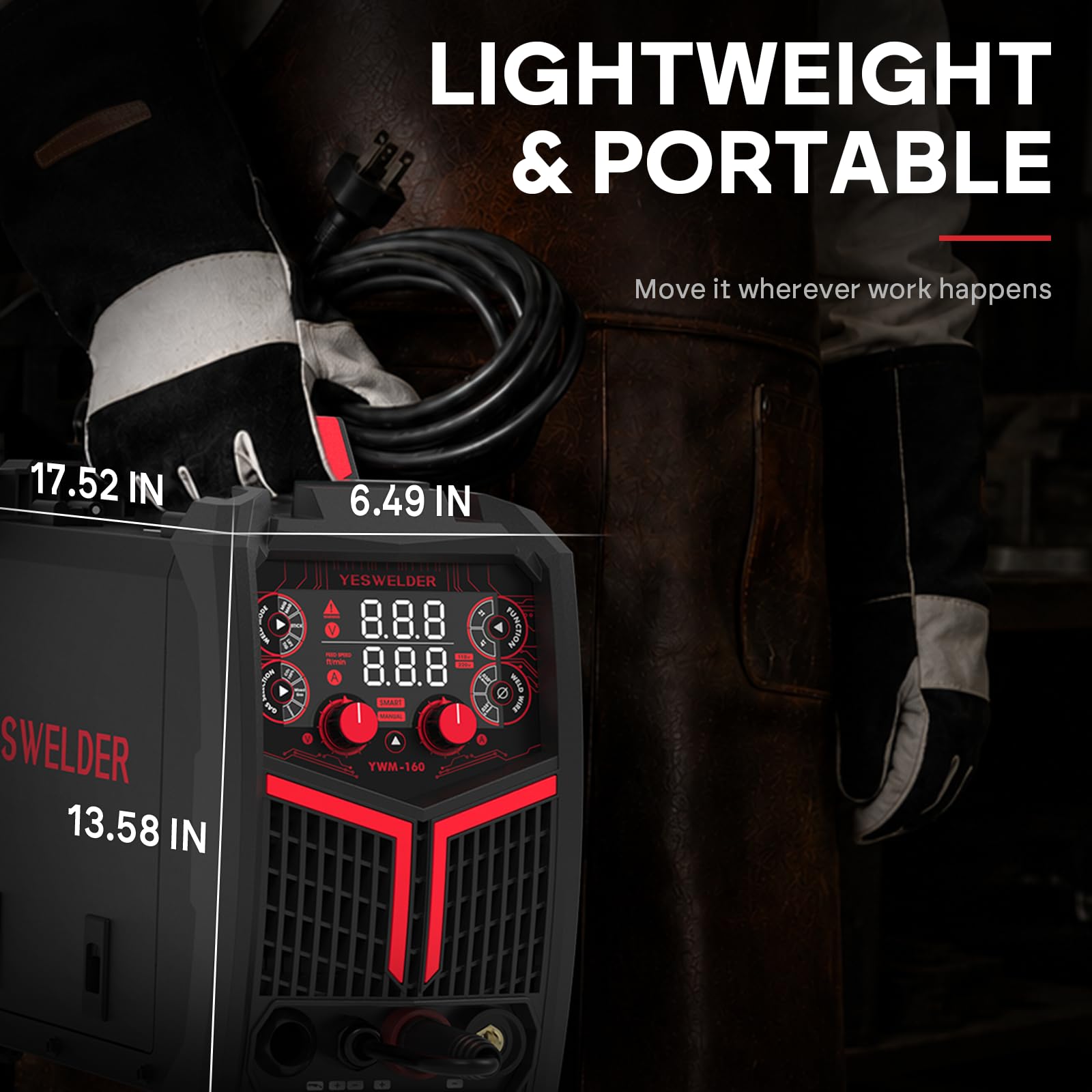 YESWELDER Lift TIG capable with optional torch