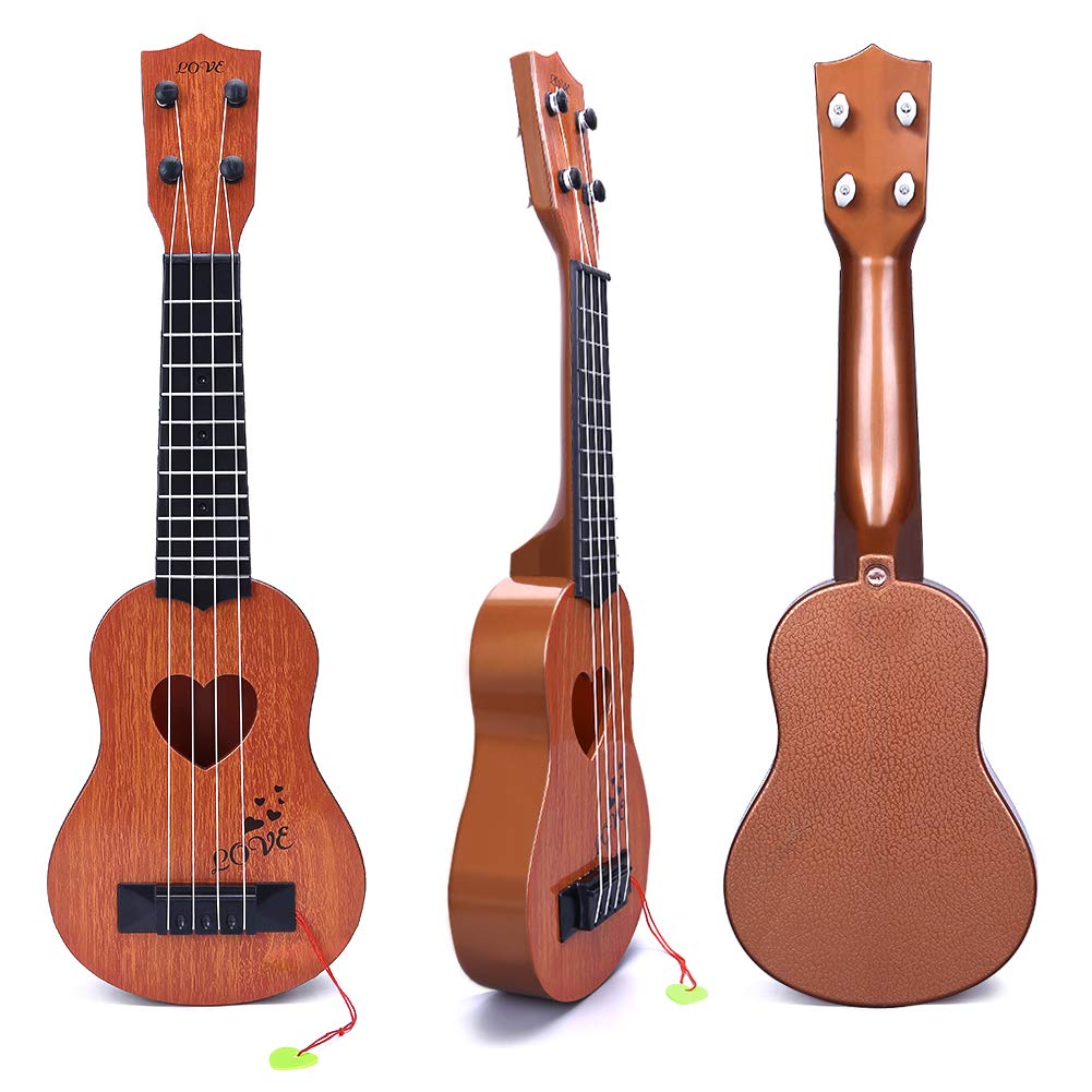 Sturdy kid friendly ukulele toy easy to tune