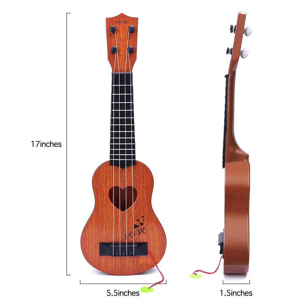 Lightweight compact ukulele toy for kids ready to play