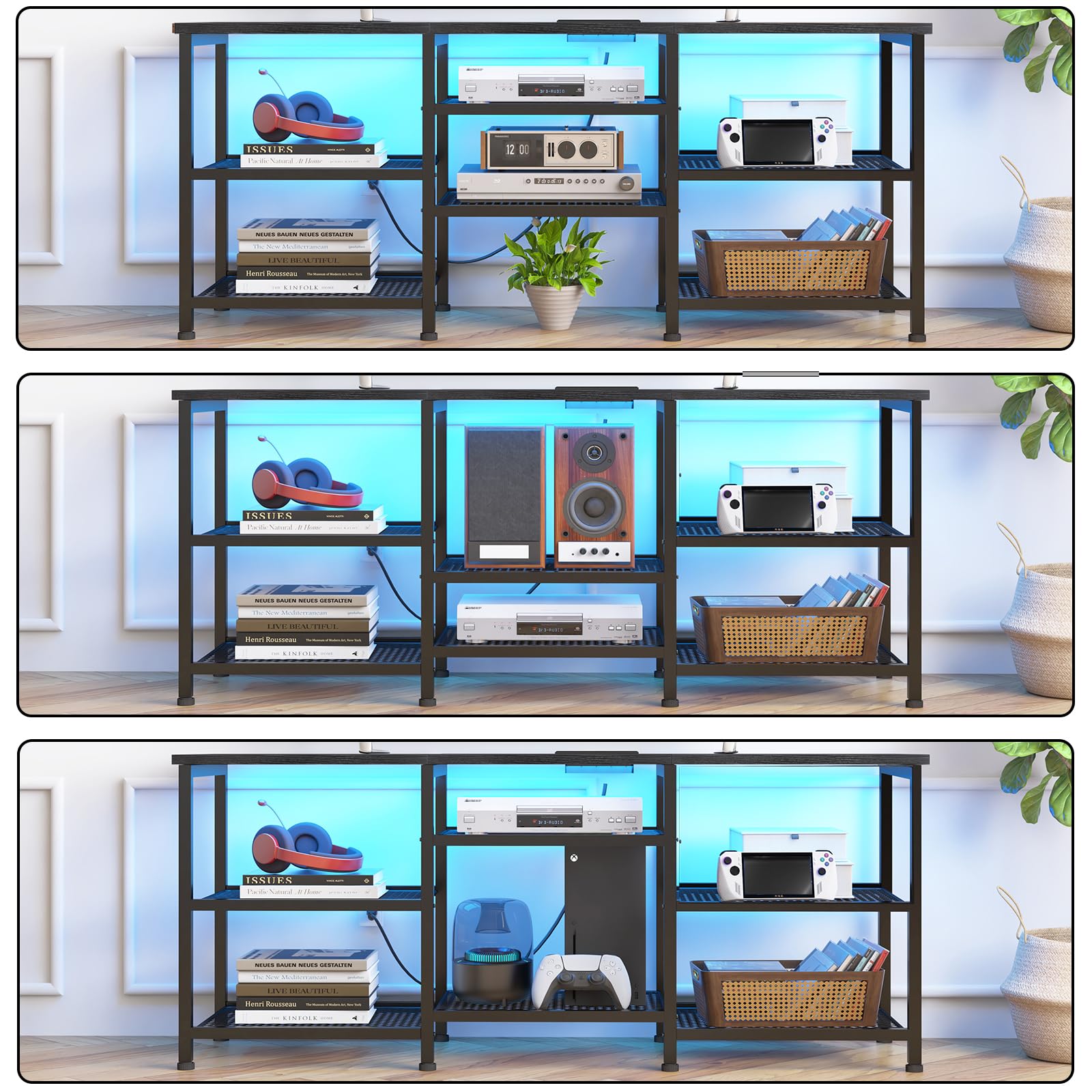 Charging station with 2AC 2USB 1Type-C on YGEOMER center