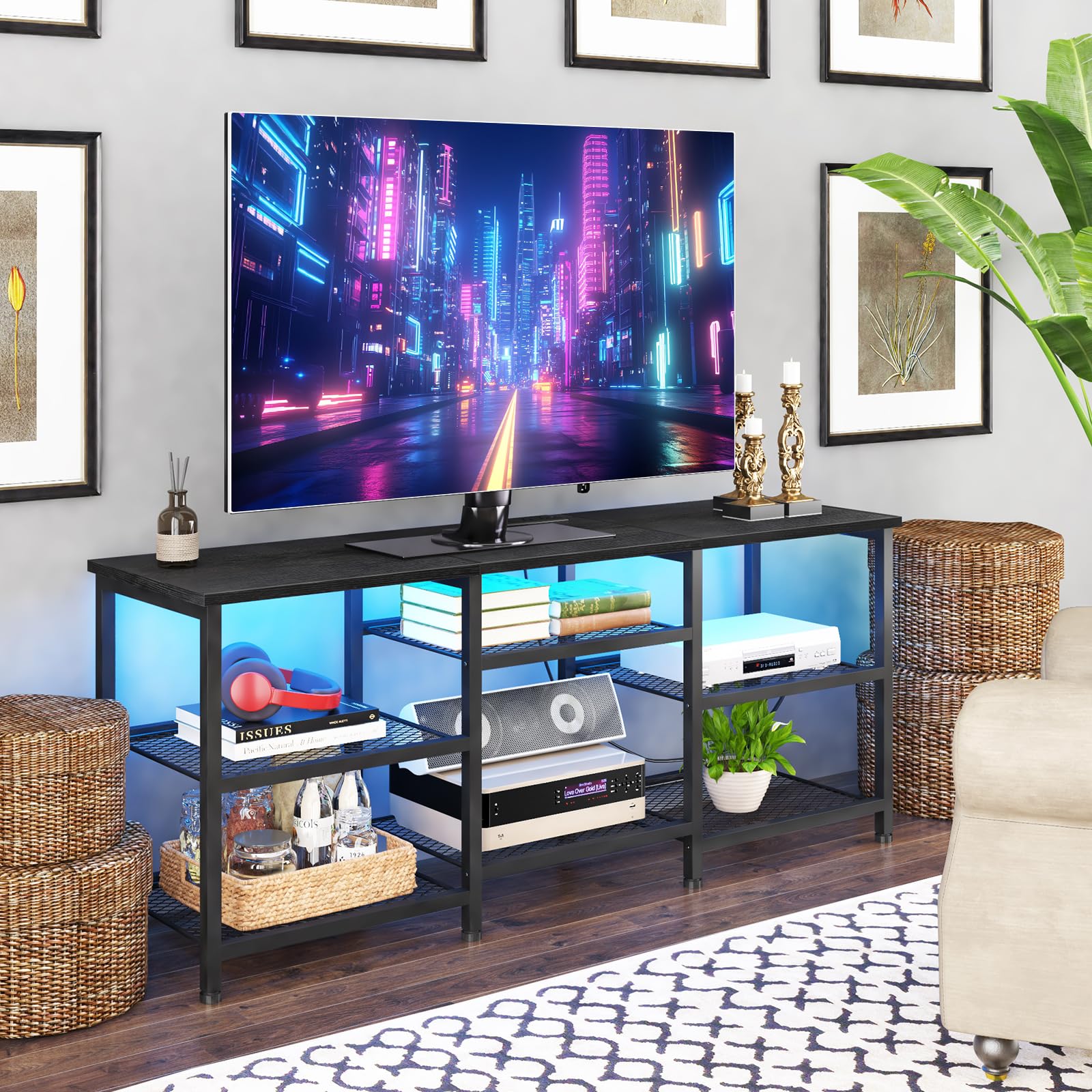 Entertainment center suitable for bedroom office living room