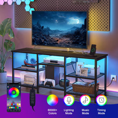Open mesh shelves and four hooks for accessories