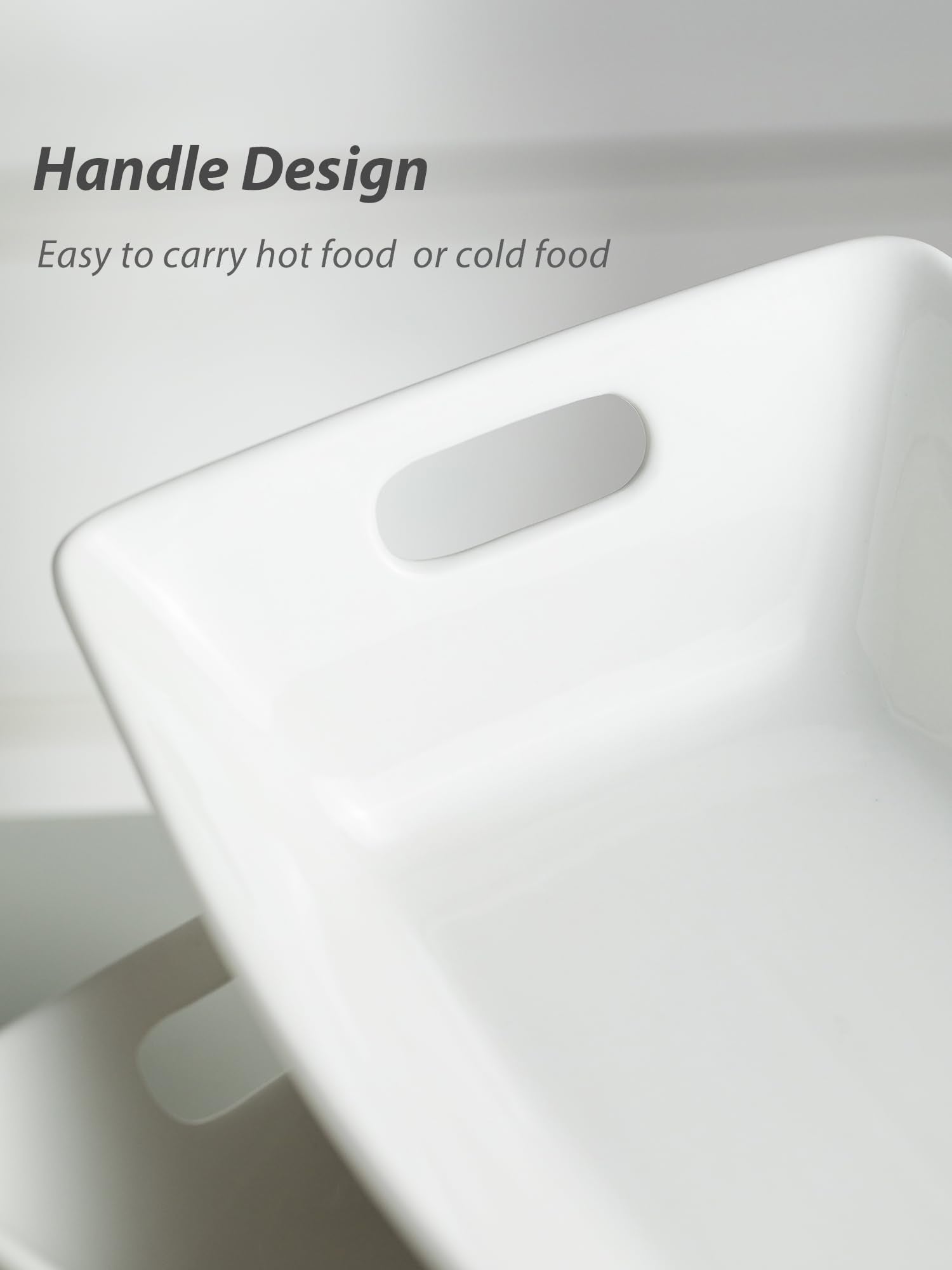 YHOSSEUN serving bowls with built in handles