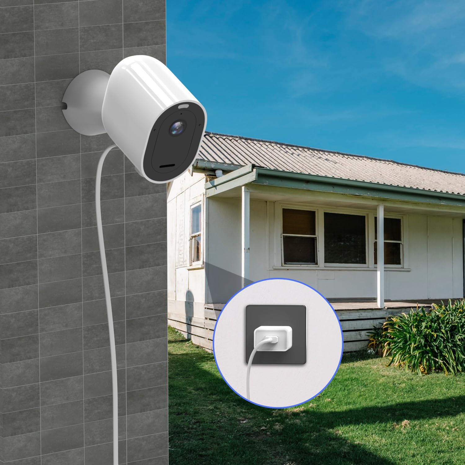 Yi Dome Security Camera LIANSUM charger 5V 2A