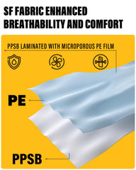 YIBER painter coveralls disposable white large 5 product detail