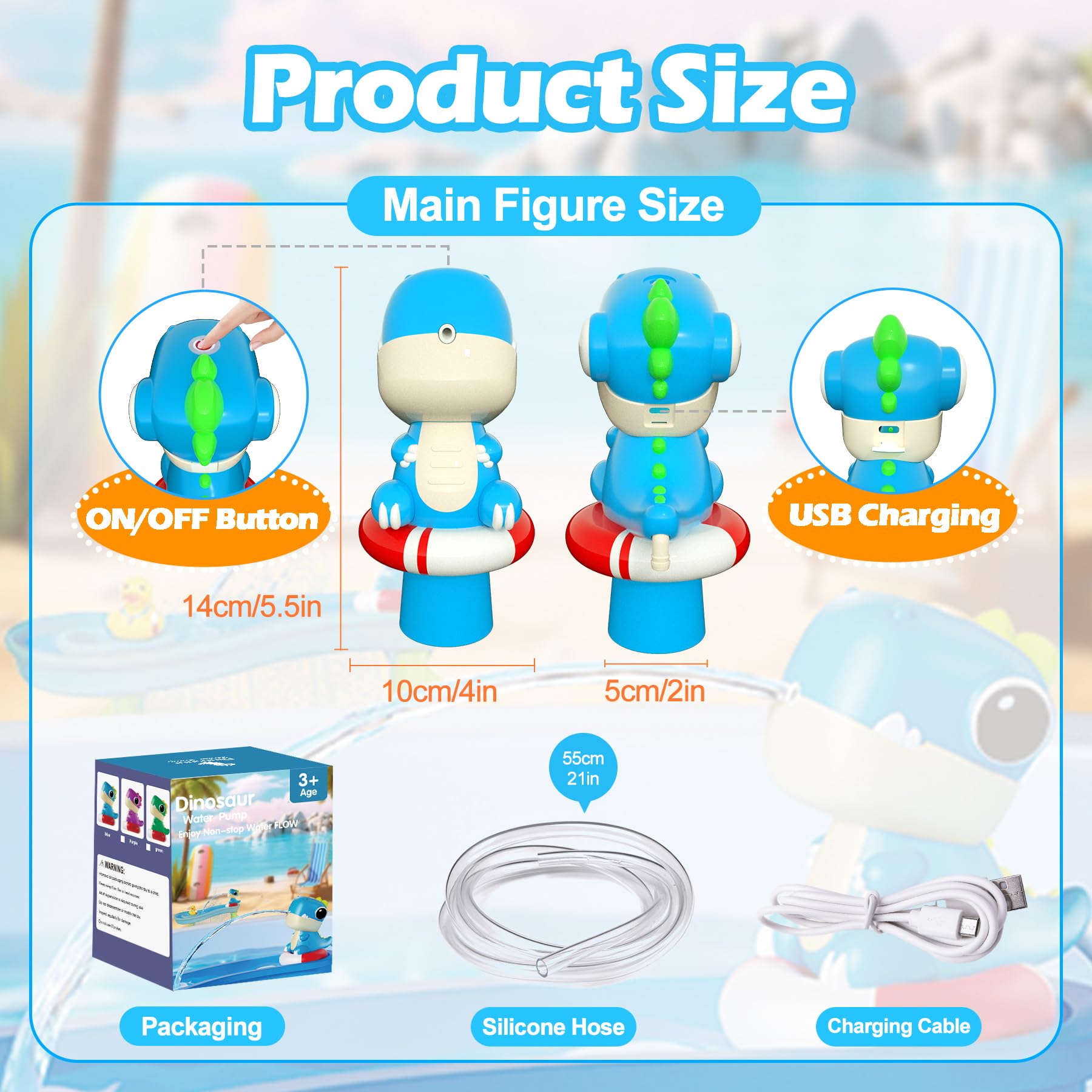 Water table pump for parties camping and family gatherings