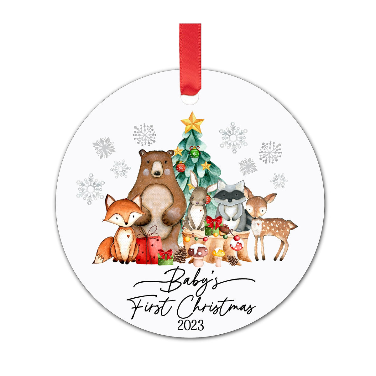 Yippee Daisy Babys first christmas ornament 2023 box ready to hang