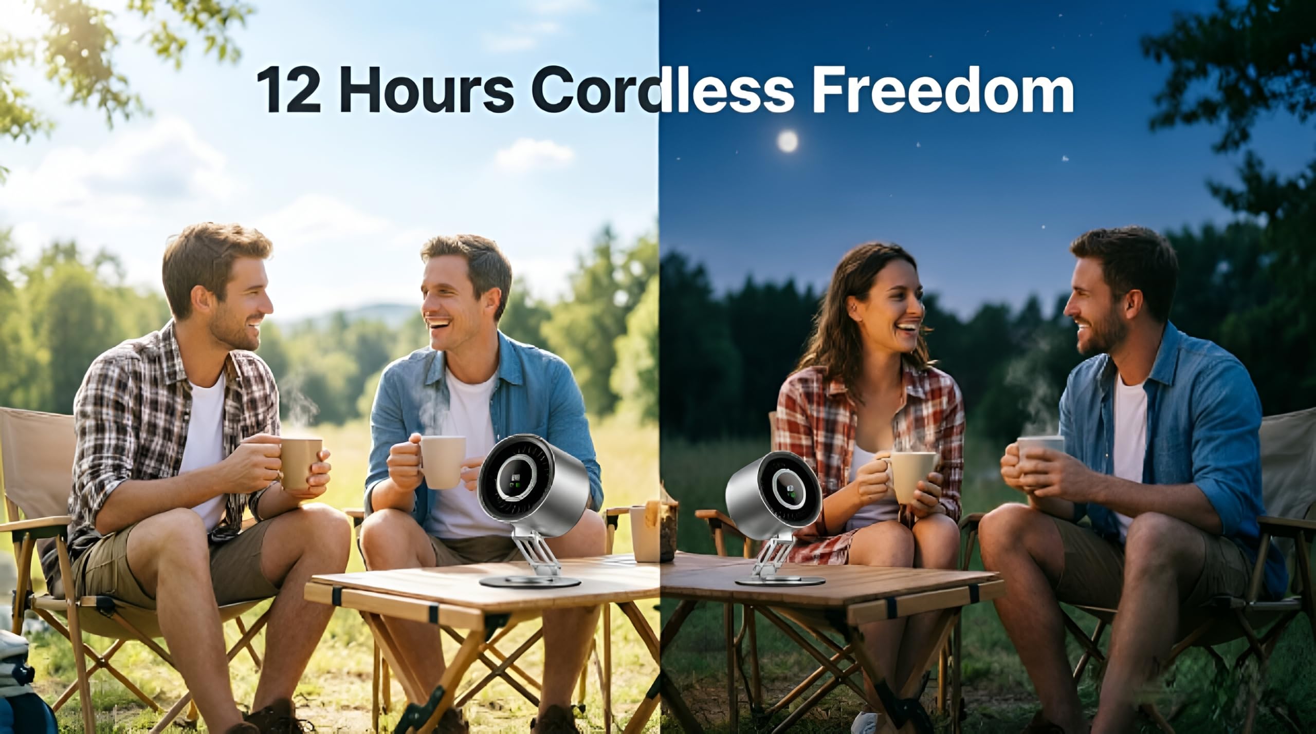 11-speed control on Yison desk fan for customizable breeze