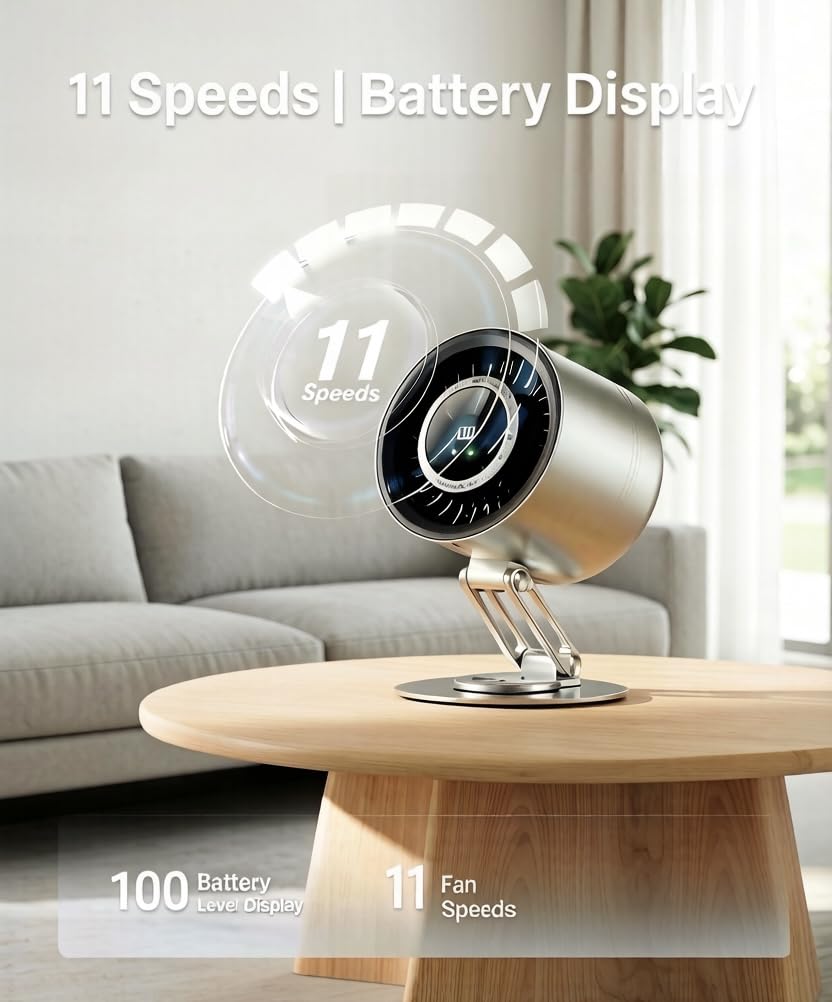 Rust-proof aerospace aluminum desk fan body without color spray