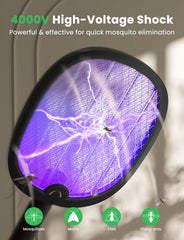 2 in 1 bug zapper racket by YISSVIC
