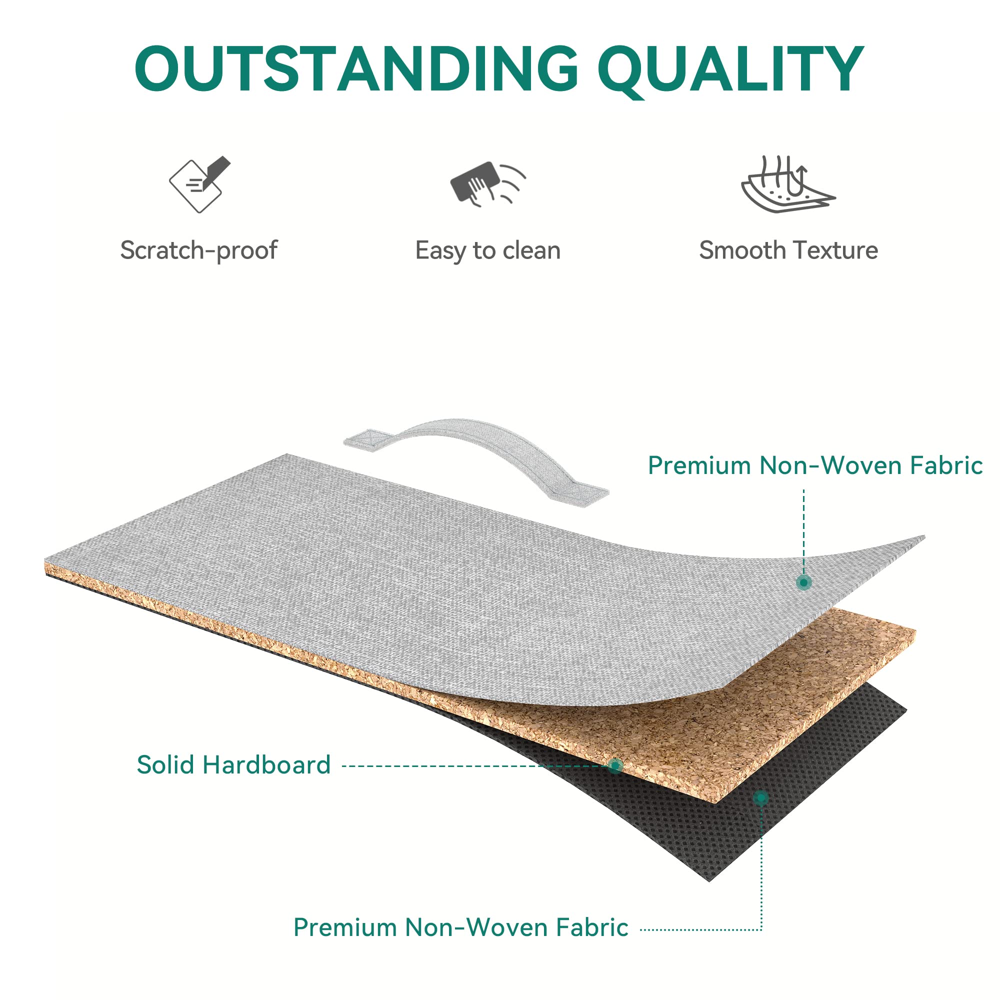 Hardware included for YITAHOME dresser assembly
