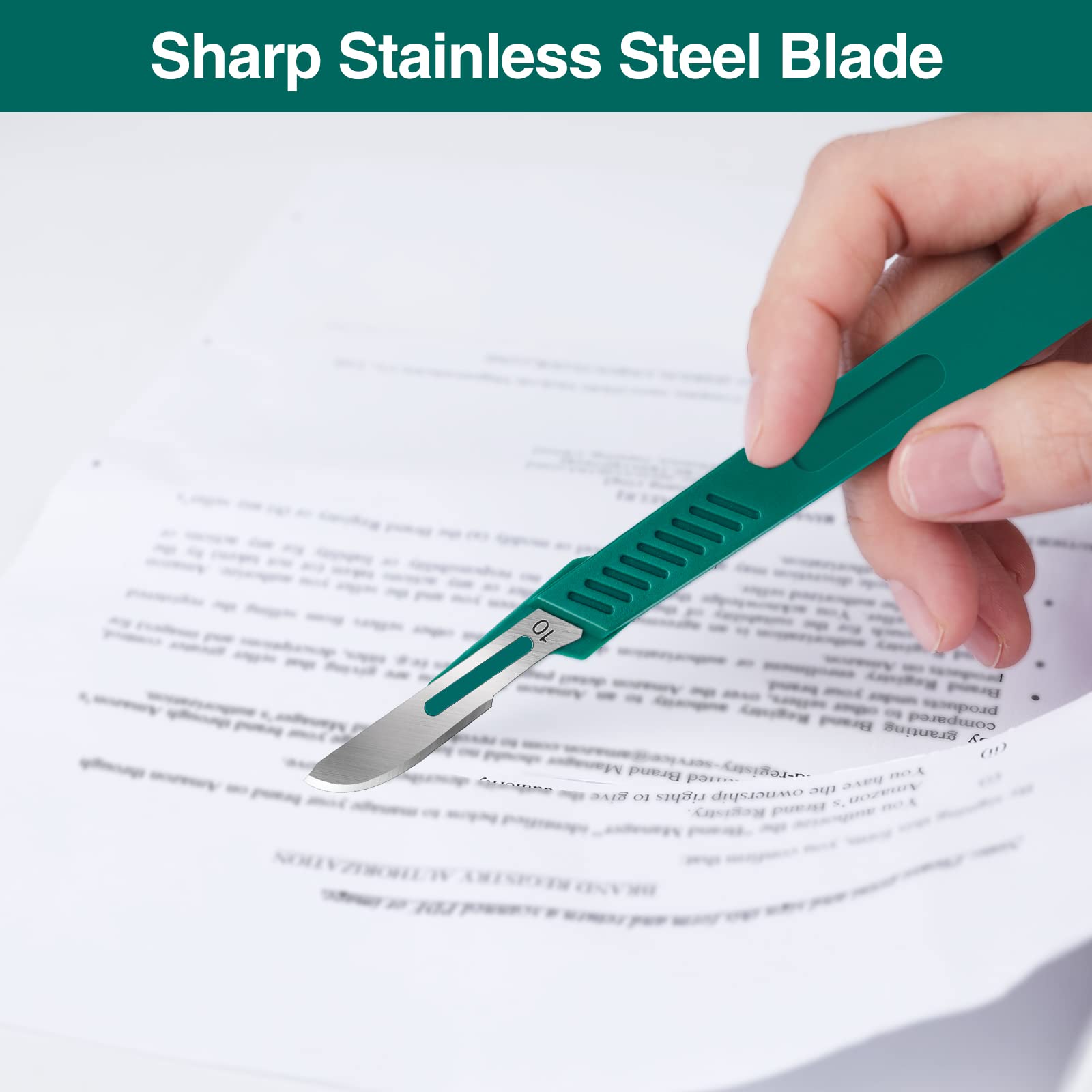 ABS handle scalpel blade with 6 cm ruler YixangDD