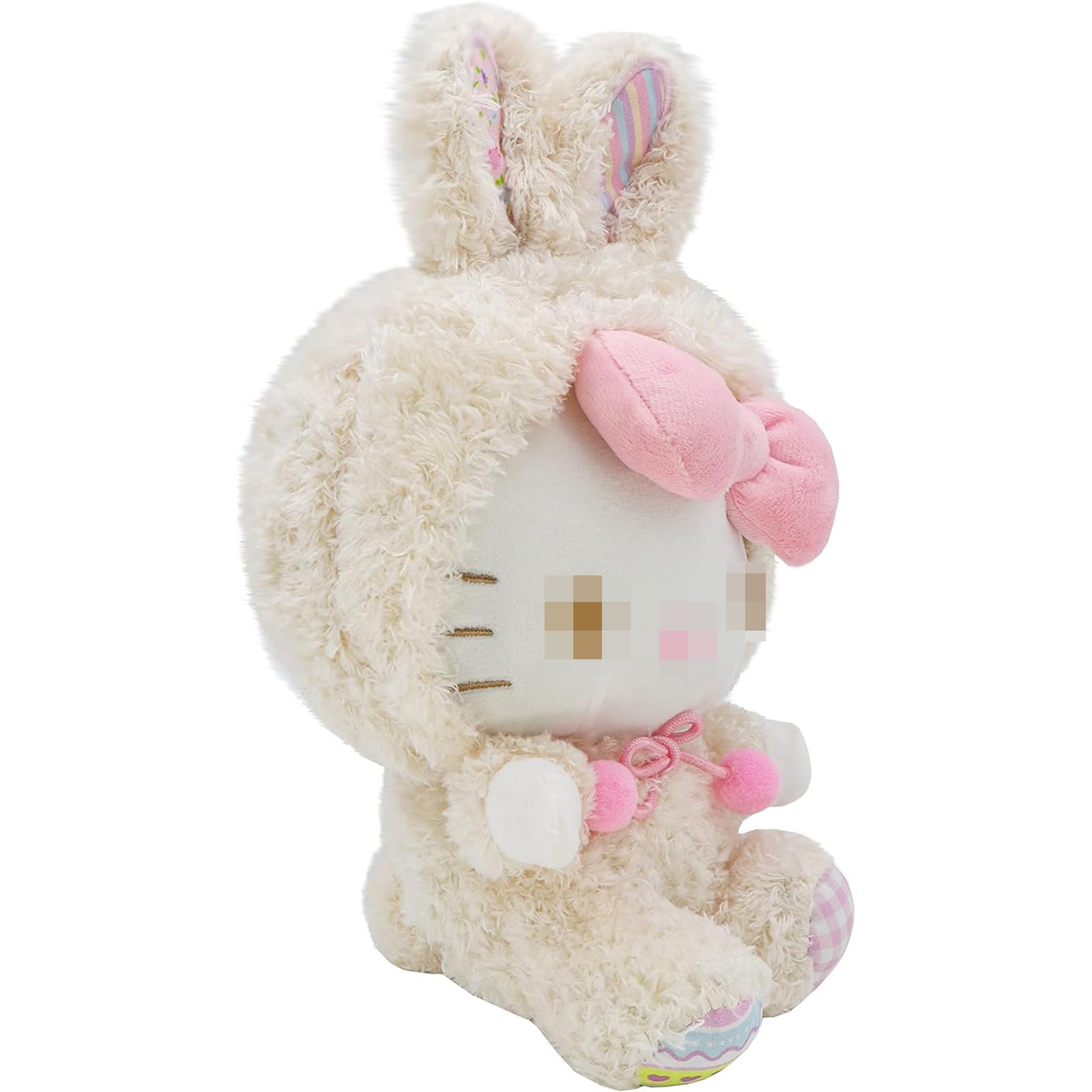 Ykecfpry Rabbit stuffed toy close up fabric texture
