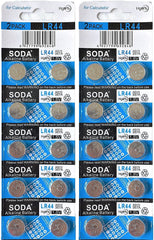 YMCtoys AG13 LR44 L1154 357 A76 alkaline battery pack 20