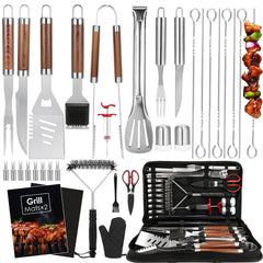 yoehka bbq grilling accessories set 34pcs complete kit