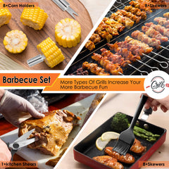 Portable carry bag for organizing grill tools