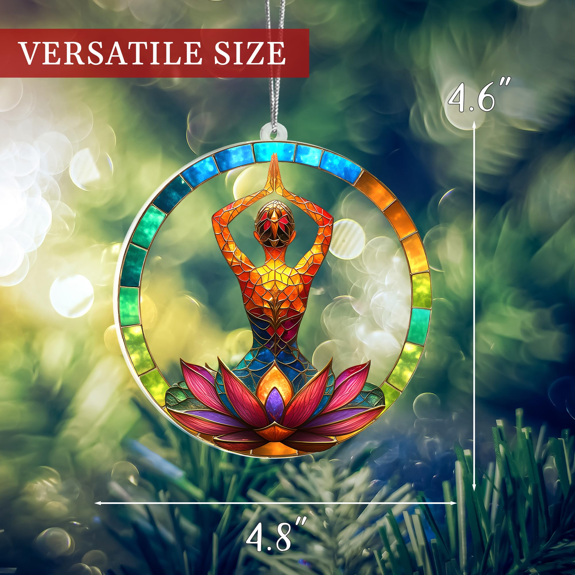 Yoga Teacher Ornament for Christmas Decor