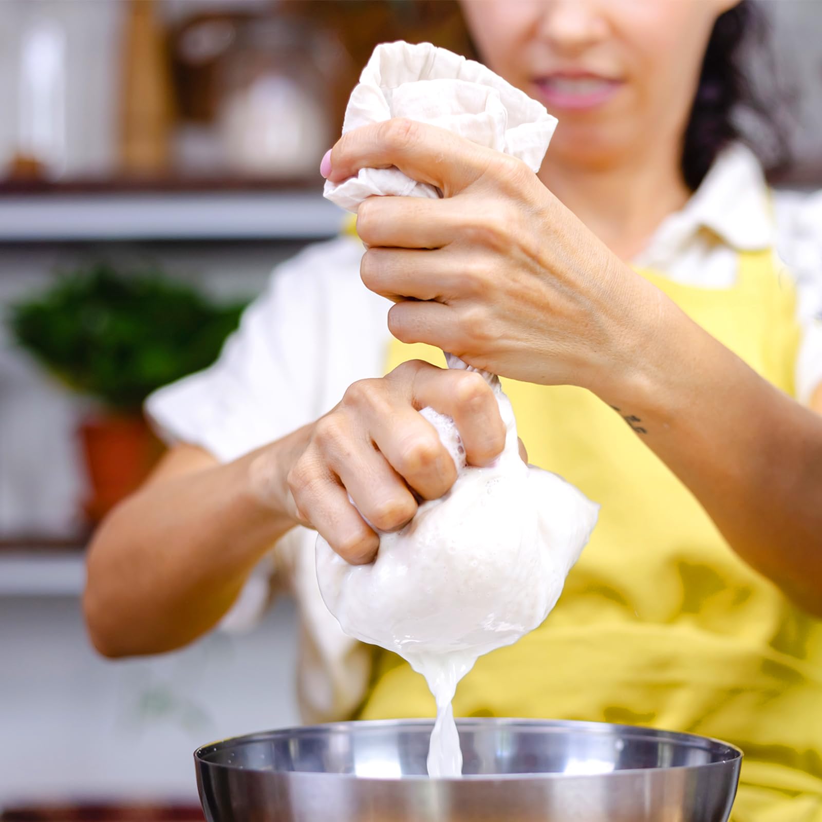 Multiuse filter bag set for kitchen straining