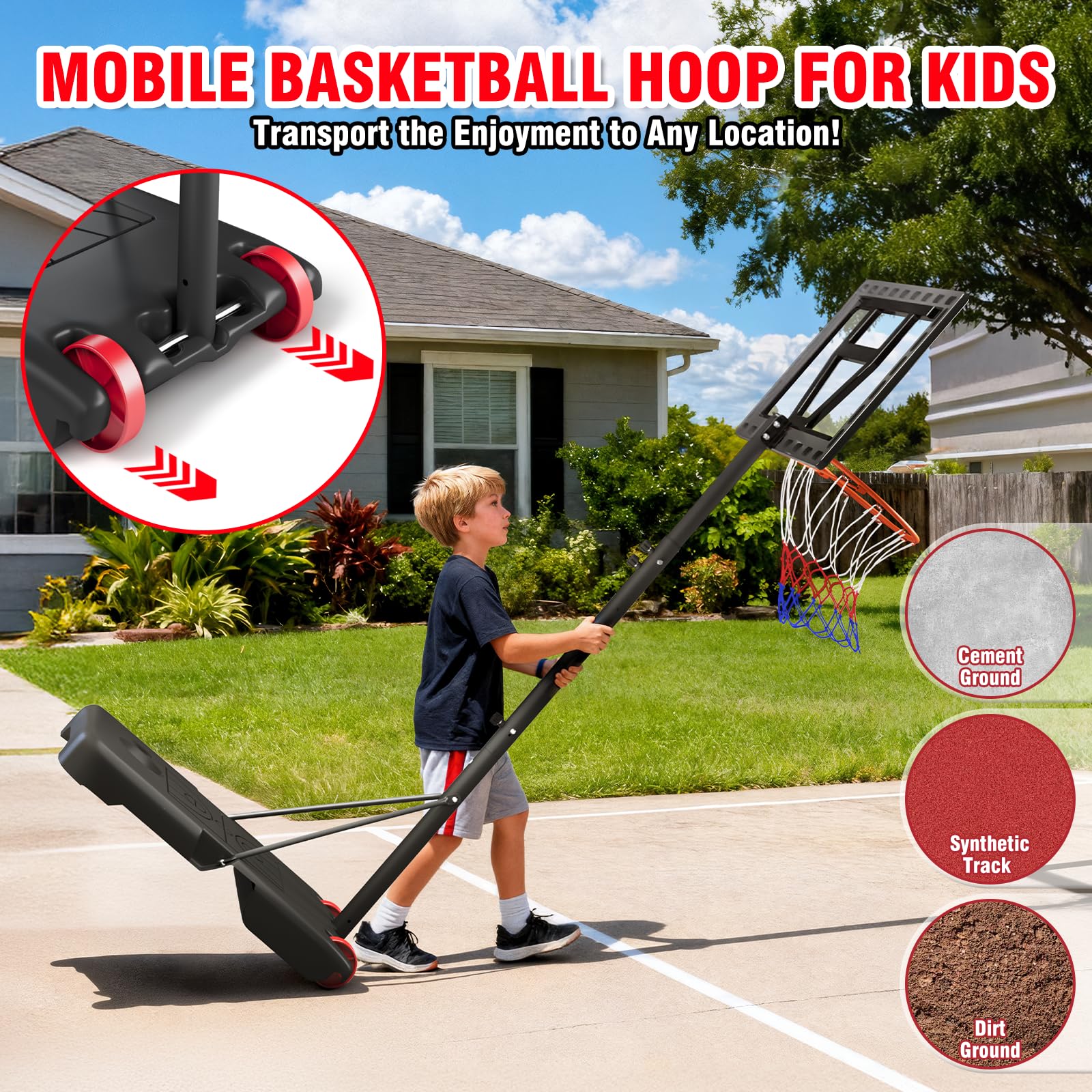 Triangular support design for stable play