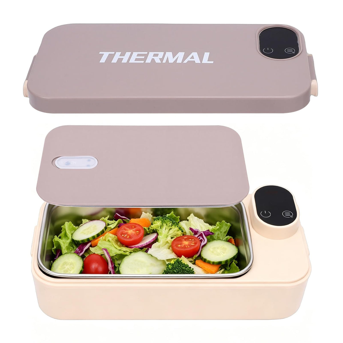 Yoidesu Rechargeable Electric Heated Lunch Box cordless with 7200mAh battery