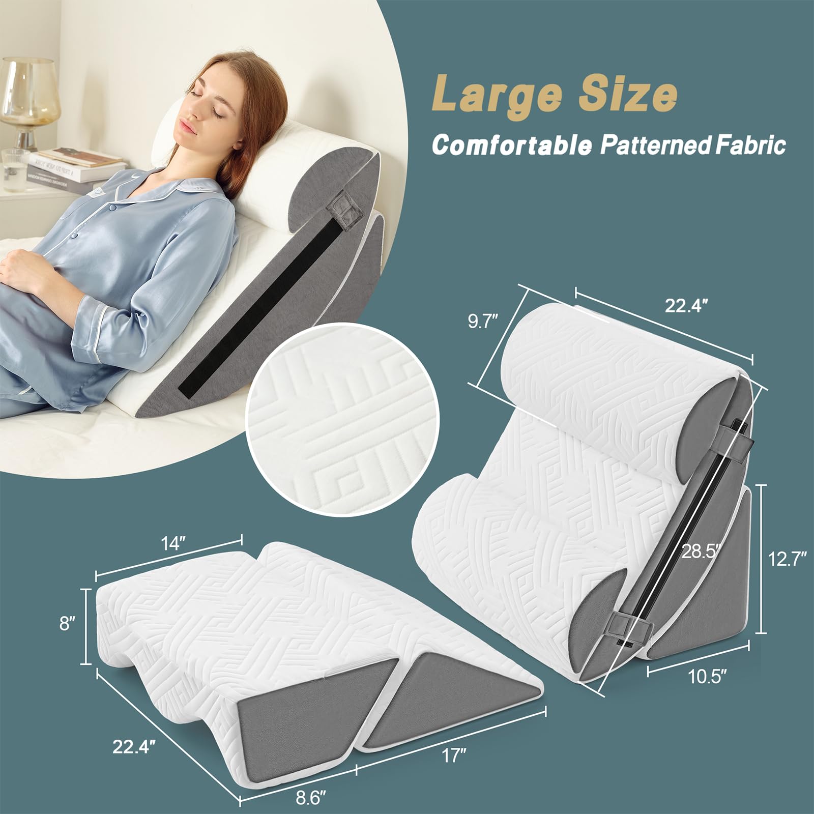 Leg pillows that can be used as a bed table with Yojoker set
