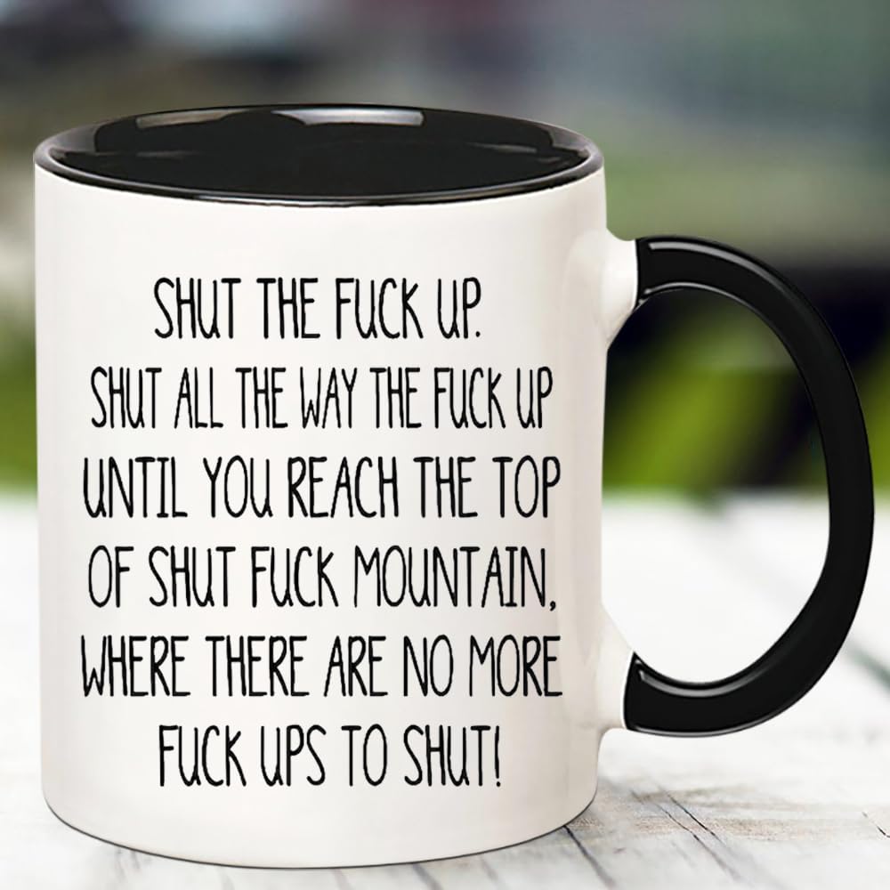 YOLANDEEUROKOK novelty coffee mug ergonomic handle