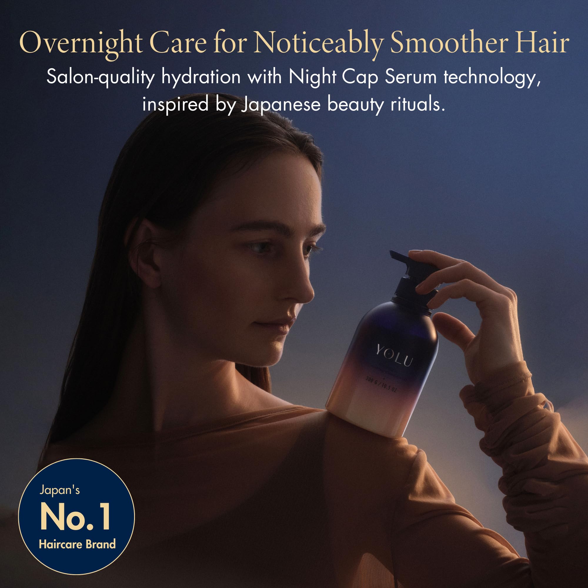 YOLU overnight hydrating conditioner with Night Cap Serum image