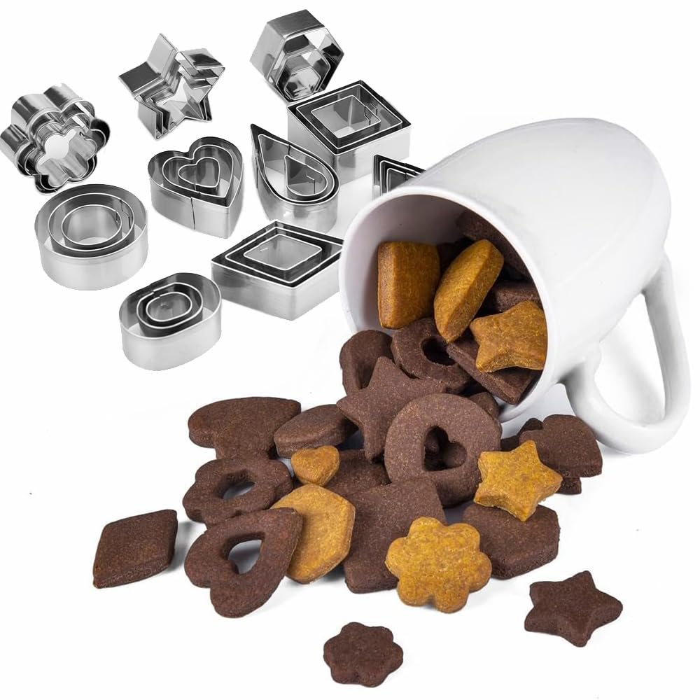 430 stainless steel mini cookie cutters for baking and crafts