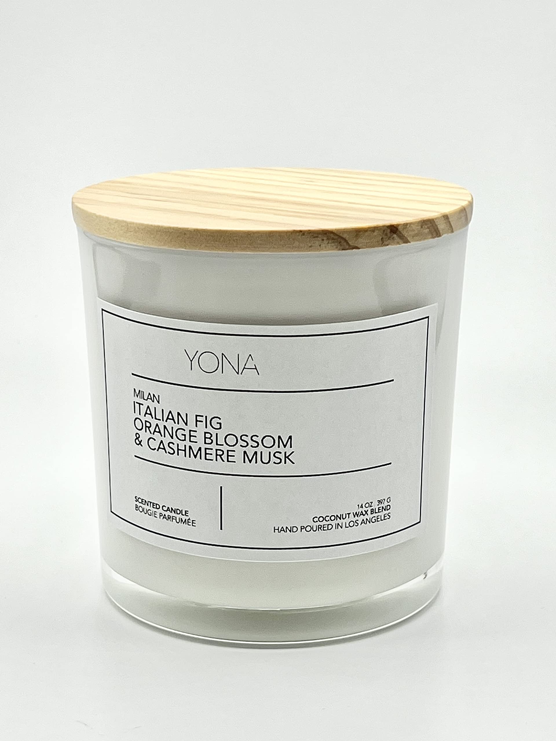 Yona Milan hand poured candle Los Angeles 14oz two wick
