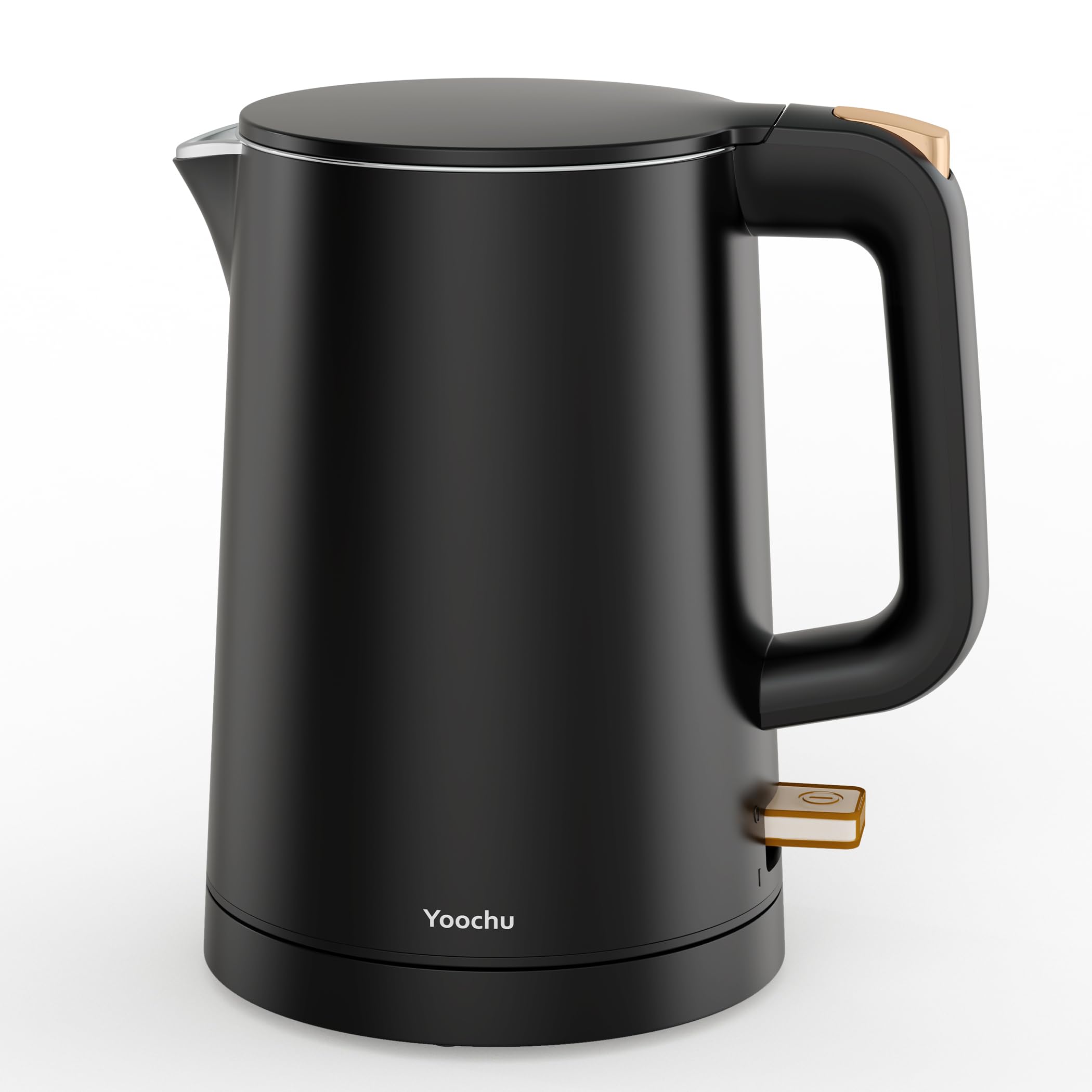 Yoochu small electric kettle black 0.8L exterior