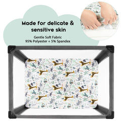 Yoofoss mini crib sheet 38x26 inch