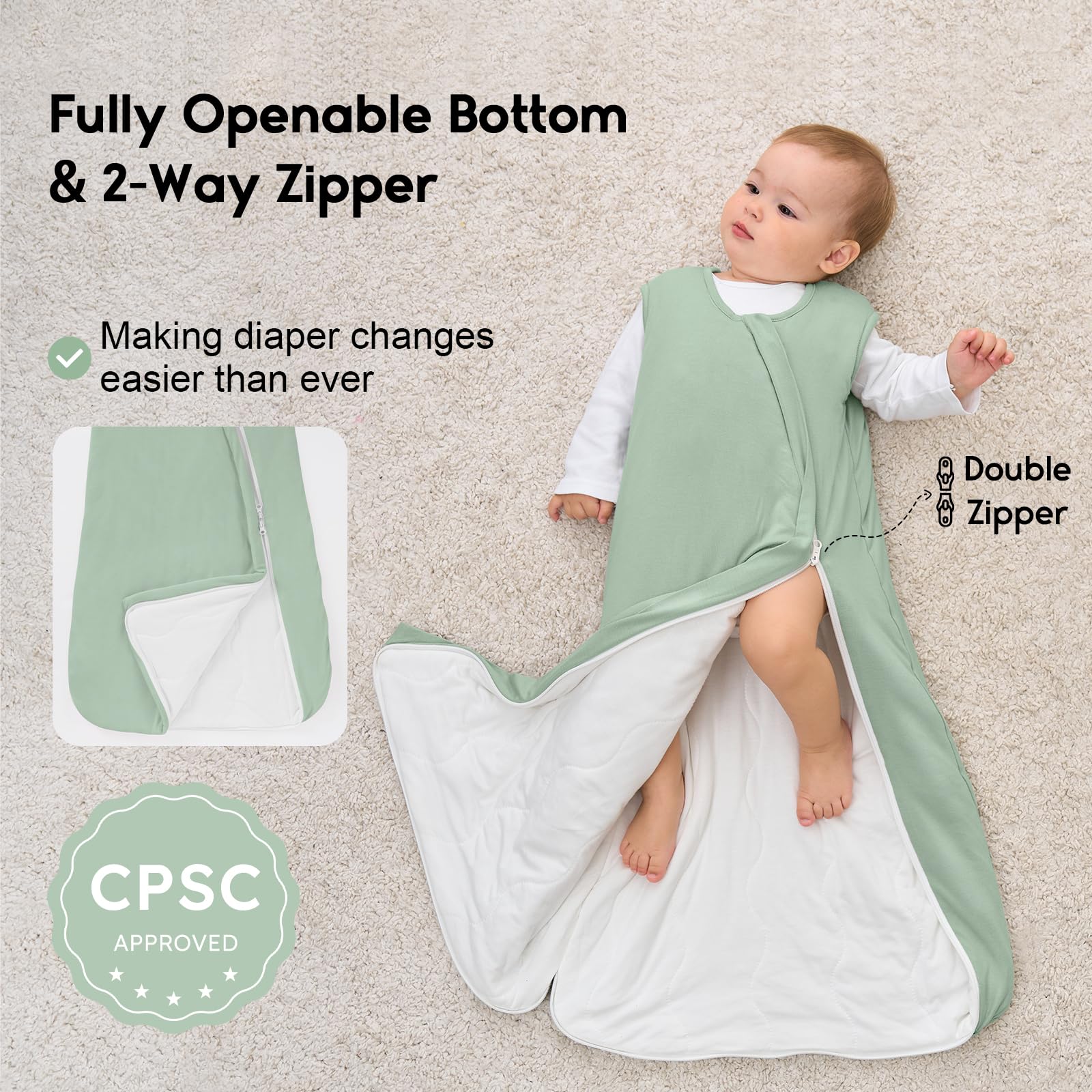 Yoofoss sleep sack 1.0 tog warmth