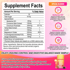 Berberine 5-HTP Yerba Mate ingredients in Yooloks Cutting Drink Mix