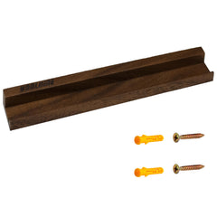 Yoolume wood vinyl record wall mount displayed on wall