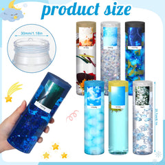 13.5 oz plastic calm down bottles with lids