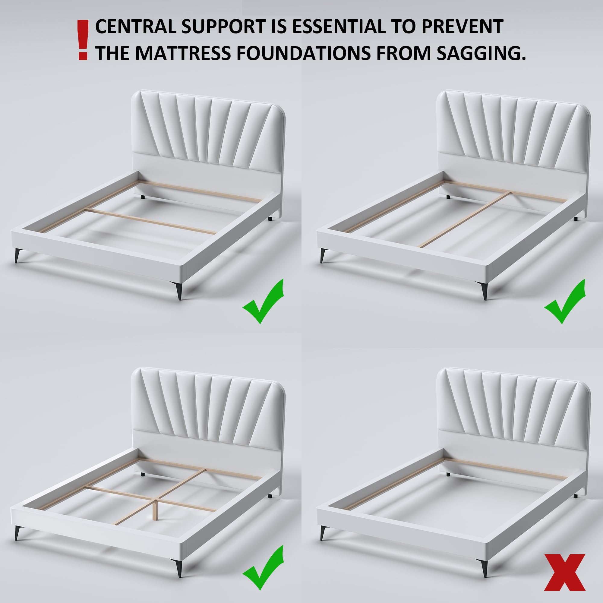 YORMDMO noise free box spring for twin bed