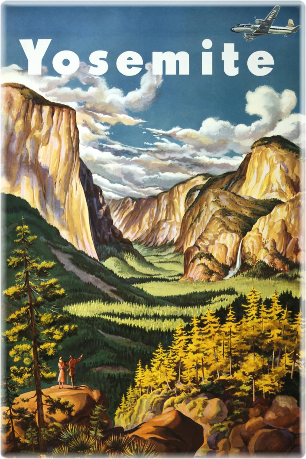 Yosemite National Park Nature Poster 2x3 rectangle magnet