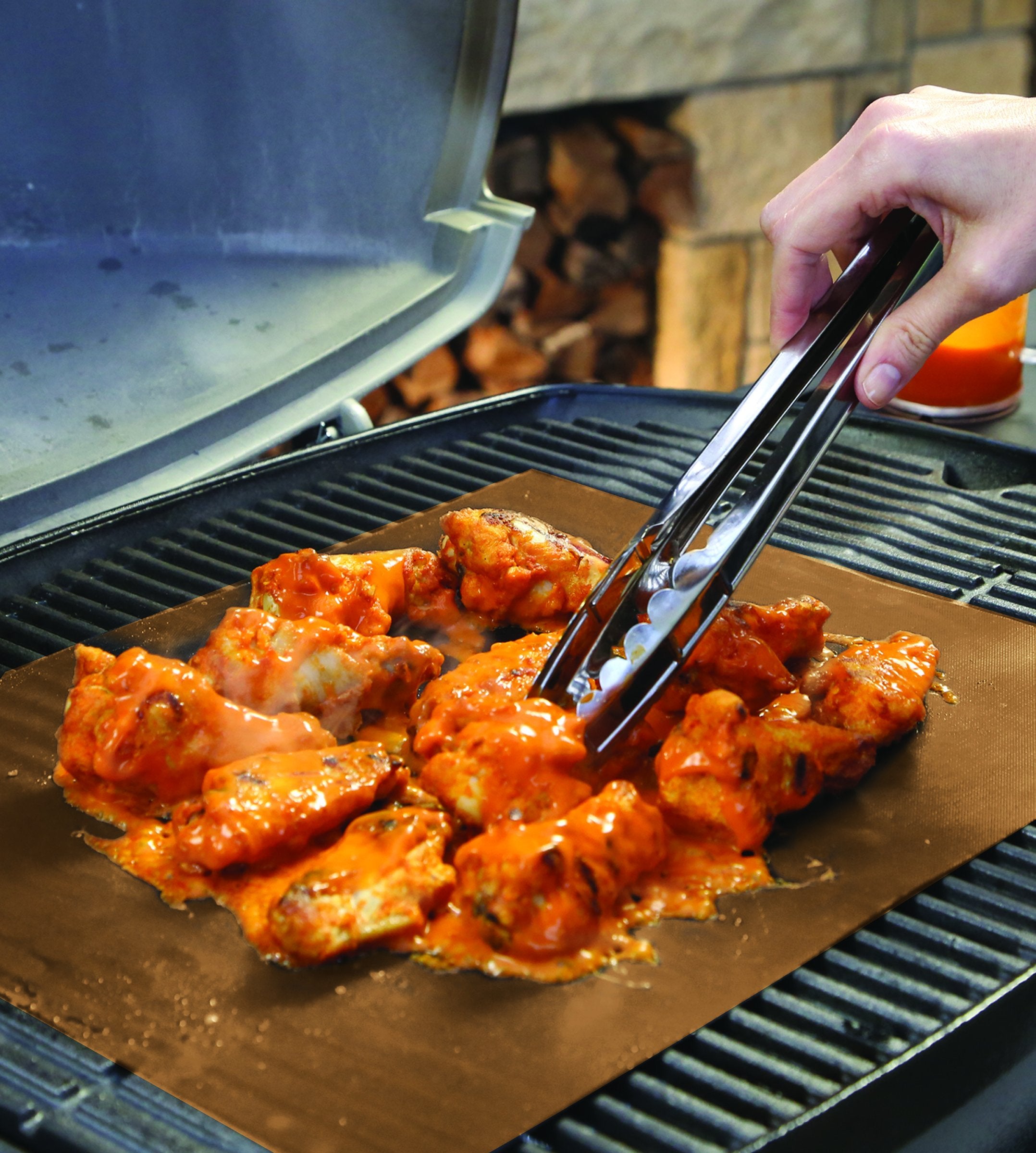 YOSHI grill bake mats copper two pack kitchen use