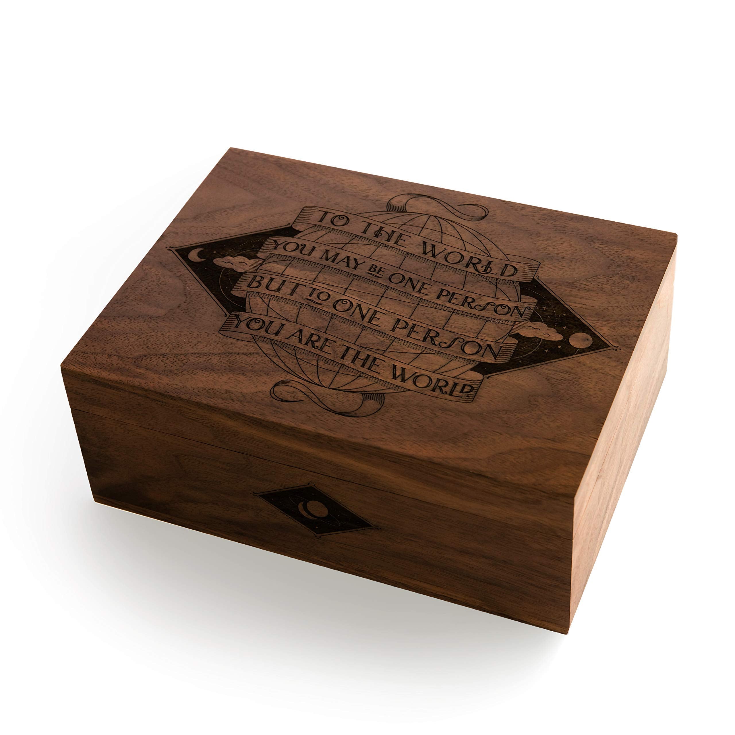 You Are The World Wood Keepsake Box product image