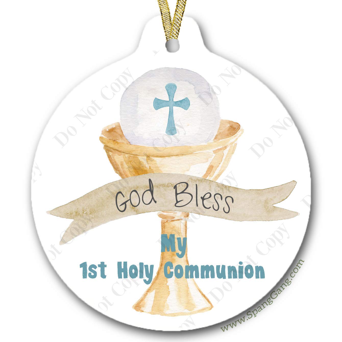 You Customize First Communion Gift for Boy porcelain ornament 3 inch