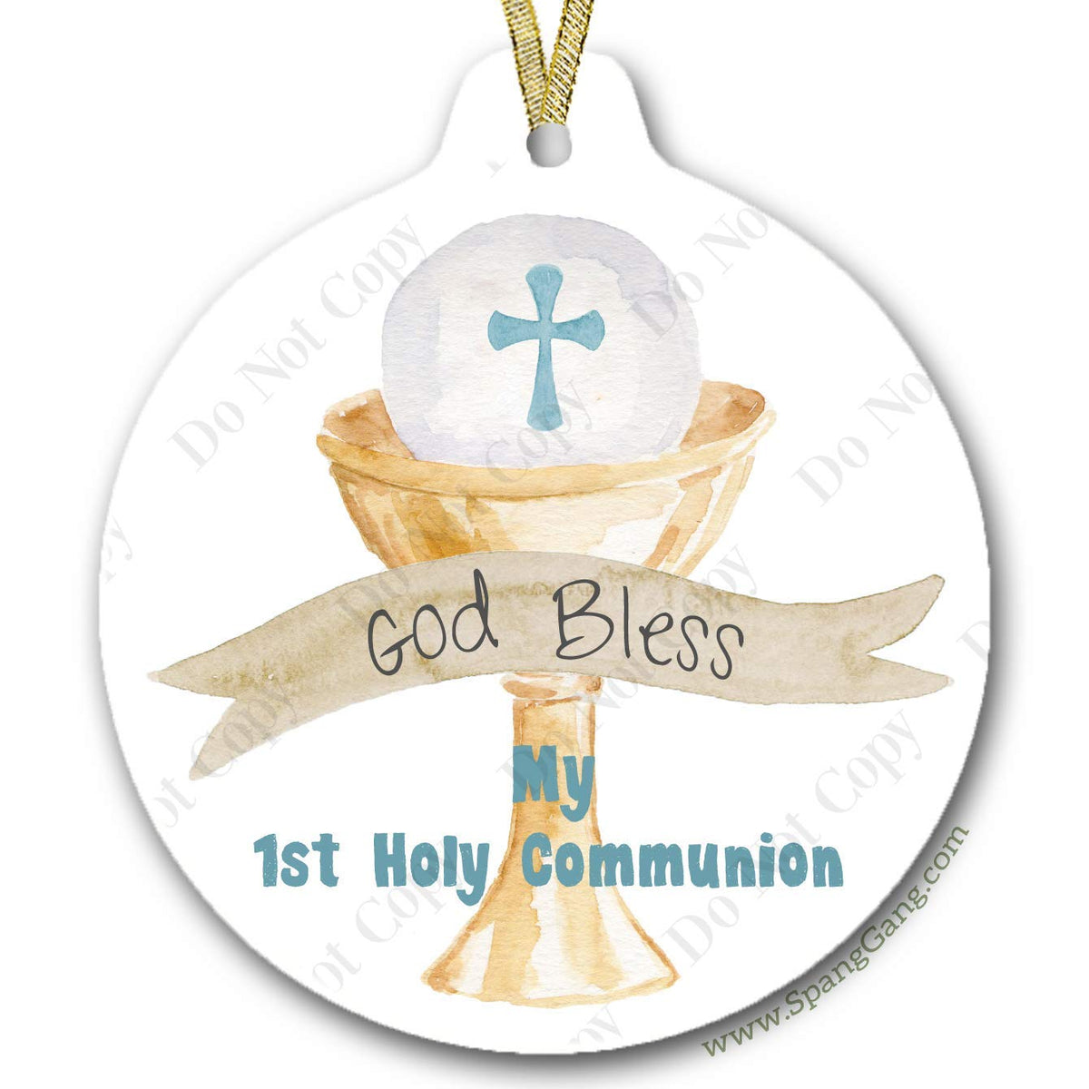 You Customize First Communion Gift for Boy porcelain ornament 3 inch