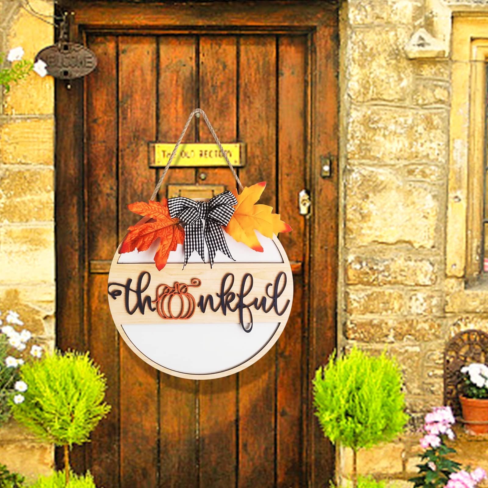 9.8 x 9.8 inch round sign with lanyard hanging option