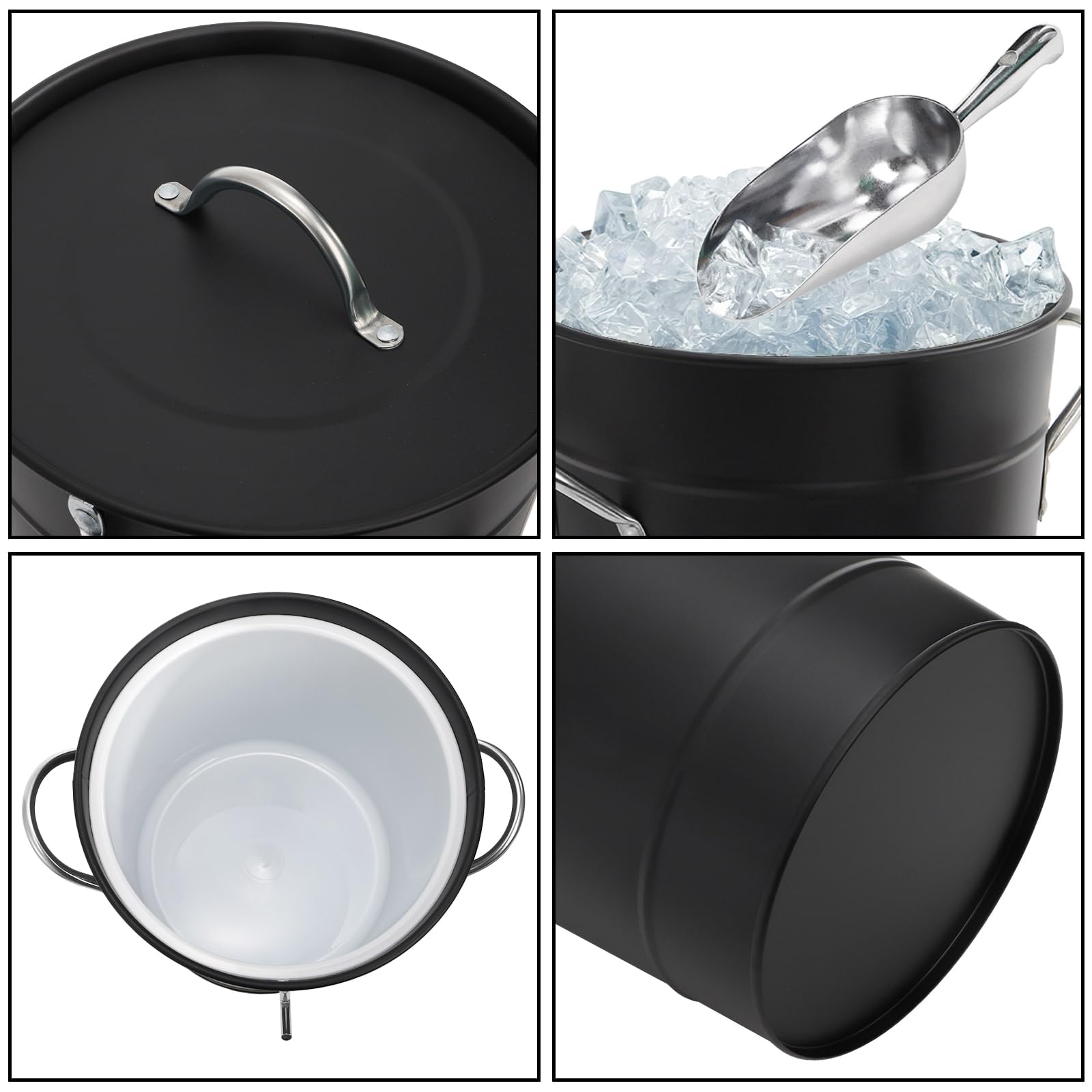 YOUEON ice bucket with carry handles