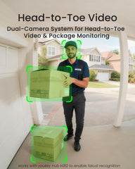 front view of youkey DB312 doorbell camera image